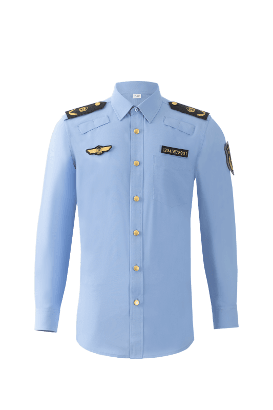 夏装制式衬衣男长袖