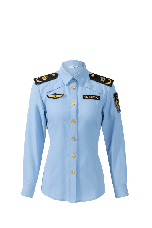 夏装制式衬衣女长袖